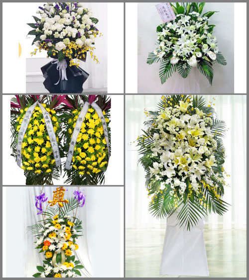 广东清远市佛冈县石角镇白事花篮预定